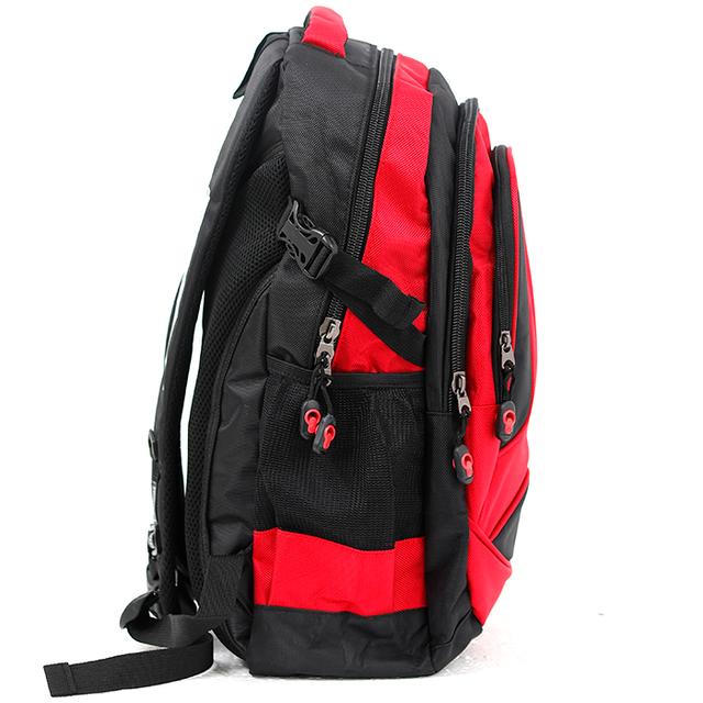 شنطة ظهر متعددة الإستخدامات قياس 18 بوصة لون أحمر Backpack For School, Travel & Work, 18'' Unisex Adults' Backpack Multi-Function - PARA JOHN - SW1hZ2U6NDU1MDYx