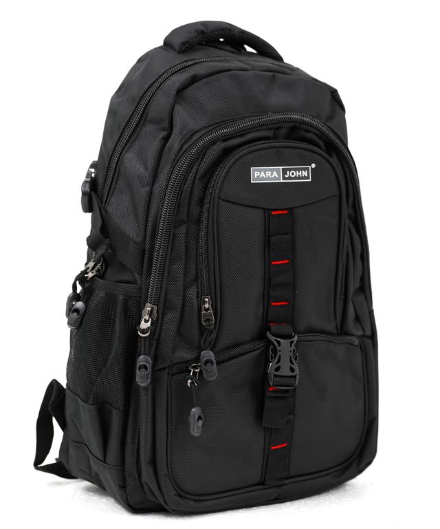 شنطة ظهر متعددة الإستخدامات مقاس 16 – أسود  PARA JOHN Backpack for School, Travel & Work - SW1hZ2U6NDUzMTk2