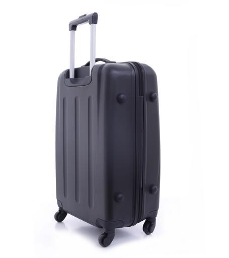 طقم حقائب سفر 3 حقائب مادة ABS بعجلات دوارة (20 ، 24 ، 28) بوصة أسود PARA JOHN - Pabloz 3 Pcs Trolley Luggage Set, Black - SW1hZ2U6NDM3MDkx