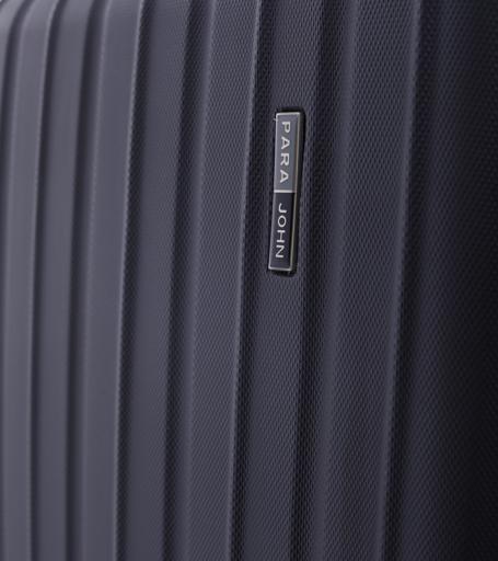 طقم حقائب سفر 3 حقائب مادة ABS بعجلات دوارة (20 ، 24 ، 28) بوصة أسود PARA JOHN - Pabloz 3 Pcs Trolley Luggage Set, Black - SW1hZ2U6NDM3MDkz
