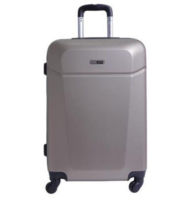 طقم حقائب سفر 3 حقائب مادة ABS بعجلات دوارة (20 ، 24 ، 28) بوصة بيج PARA JOHN - Hardside 3 Pcs Trolley Luggage Set, Champagne