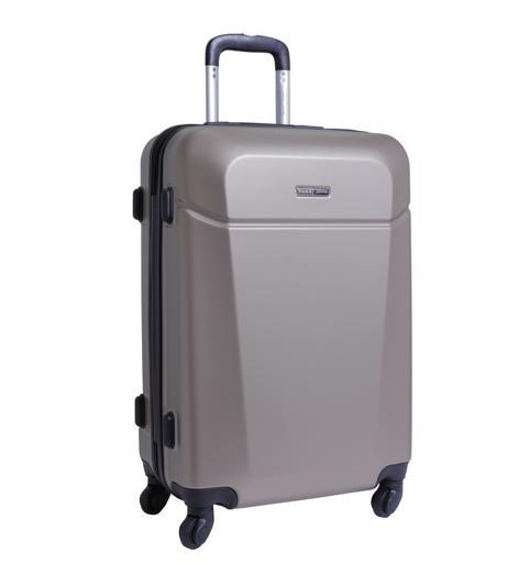 طقم حقائب سفر 3 حقائب مادة ABS بعجلات دوارة (20 ، 24 ، 28) بوصة بيج PARA JOHN - Hardside 3 Pcs Trolley Luggage Set, Champagne - SW1hZ2U6NDM3MjAz