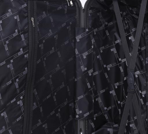 طقم حقائب سفر 3 حقائب مادة ABS بعجلات دوارة (20 ، 24 ، 28) بوصة رمادي غامق PARA JOHN - Hardside 3 Pcs Trolley Luggage Set, Dark Grey - SW1hZ2U6NDM3MjE0