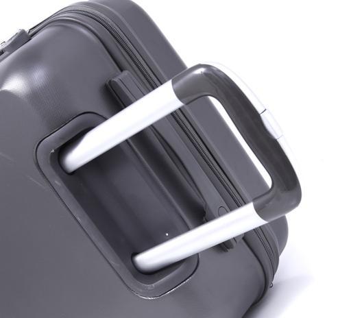 طقم حقائب سفر 3 حقائب مادة ABS بعجلات دوارة (20 ، 24 ، 28) بوصة رمادي غامق PARA JOHN - Hardside 3 Pcs Trolley Luggage Set, Dark Grey - SW1hZ2U6NDM3MjE4