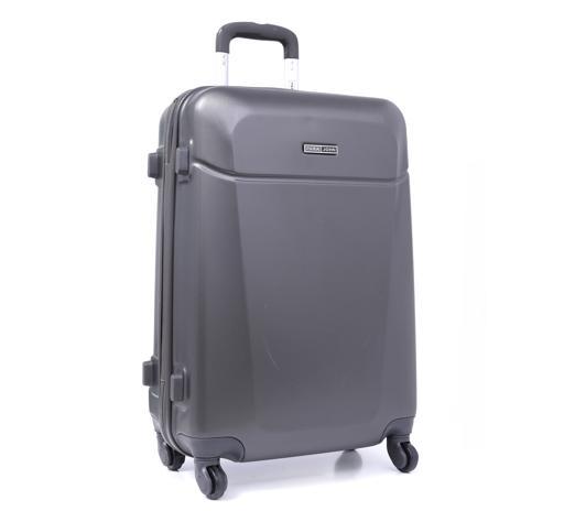 طقم حقائب سفر 3 حقائب مادة ABS بعجلات دوارة (20 ، 24 ، 28) بوصة رمادي غامق PARA JOHN - Hardside 3 Pcs Trolley Luggage Set, Dark Grey - SW1hZ2U6NDM3MjIy