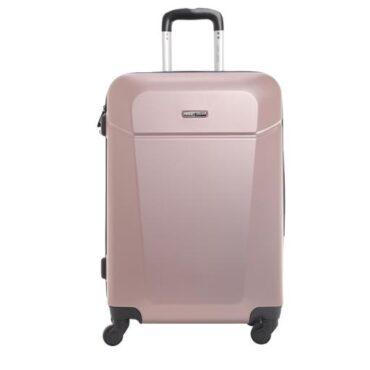 طقم حقائب سفر 3 حقائب مادة ABS بعجلات دوارة (20 ، 24 ، 28) بوصة ذهبي وردي PARA JOHN - Hardside 3 Pcs Trolley Luggage Set, Rosegold
