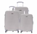 طقم حقائب سفر 3 حقائب مادة ABS بعجلات دوارة (20 ، 24 ، 28) بوصة بيج PARA JOHN - Abs Rolling Trolley Luggage Set, Champagne - SW1hZ2U6NDM3MjU5