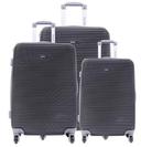 طقم حقائب سفر 3 حقائب مادة ABS بعجلات دوارة (20 ، 24 ، 28) بوصة رمادي غامق PARA JOHN - Abs Rolling Trolley Luggage Set, Dark Grey - SW1hZ2U6NDM3Mjcy