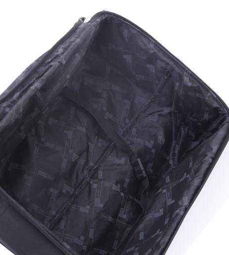 طقم حقائب سفر 3 حقائب مادة النايلون بعجلات دوارة (20 ، 24 ، 28) بوصة أسود PARA JOHN - Polyester Soft Trolley Luggage Set, Black - SW1hZ2U6NDM2ODI5