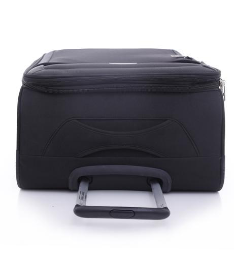 طقم حقائب سفر 3 حقائب مادة النايلون بعجلات دوارة (20 ، 24 ، 28) بوصة أسود PARA JOHN - Polyester Soft Trolley Luggage Set, Black - SW1hZ2U6NDM2ODMz