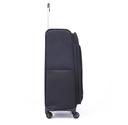 طقم حقائب سفر 3 حقائب مادة بوليستر بعجلات دوارة (20 ، 24 ، 28) بوصة أسود PARA JOHN - Polyester Soft Trolley Luggage Set, Black - SW1hZ2U6NDM4MDc2
