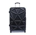 طقم حقائب سفر 3 حقائب مادة ABS بعجلات دوارة (20 ، 24 ، 28) بوصة أسود PARA JOHN - Matrix 3 Pcs Trolley Luggage Set, Black - SW1hZ2U6NDM3MzA3