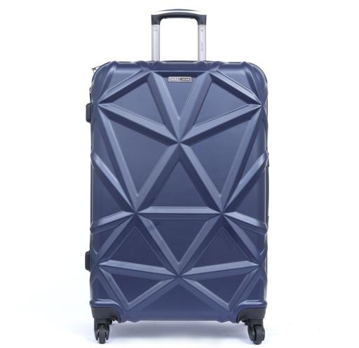 طقم حقائب سفر 3 حقائب مادة ABS بعجلات دوارة (20 ، 24 ، 28) بوصة أزرق بحري PARA JOHN - Matrix 3 Pcs Trolley Luggage Set, Navy