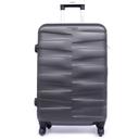 طقم حقائب سفر 3 حقائب مادة ABS بعجلات دوارة (20 ، 24 ، 28) بوصة رمادي PARA JOHN - Travel Luggage Suitcase Set Of 3 - Trolley Bag, Carry On Hand Cabin Luggage Bag - Lightweight - SW1hZ2U6NDM3ODA1