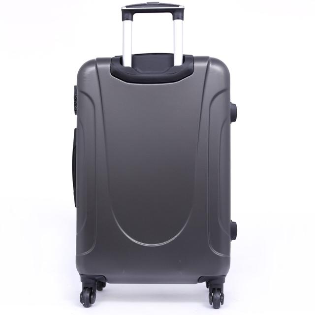 طقم حقائب سفر 3 حقائب مادة ABS بعجلات دوارة (20 ، 24 ، 28) بوصة رمادي PARA JOHN - Travel Luggage Suitcase Set Of 3 - Trolley Bag, Carry On Hand Cabin Luggage Bag - Lightweight - SW1hZ2U6NDM3ODEz