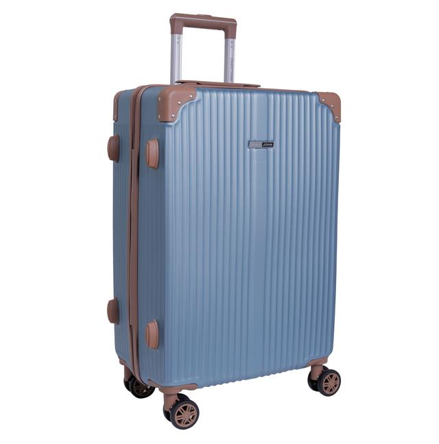 طقم حقائب سفر 3 حقائب مادة PP بعجلات دوارة (20 ، 24 ، 28) بوصة أزرق PARA JOHN - Travel Luggage Suitcase Set of 3 - Trolley Bag, Carry On Hand Cabin Luggage Bag - Lightweight (20 ، 24 ، 28) inch - SW1hZ2U6NDM3NzYw