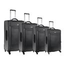 طقم حقائب سفر دوارة 4 حقائب (16 ، 20 ، 24 ، 28) بوصة ABS أسود PARA JOHN - 4 Pcs Travel Luggage Suitcase Trolley Set - PVC Leather Cabin Trolley Bag – Cabin size suitcase for Business Travellers - (16 ، 20 ، 24 ، 28) inch - SW1hZ2U6NDM5NDQ1