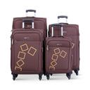 طقم حقائب سفر 4 حقائب مادة نايلون بعجلات دوارة (20 ، 24 ، 28 ، 32) بوصة لون القهوة PARA JOHN – Travel Luggage Suitcase Set of 4 – Trolley Bag, Carry On Hand Cabin Luggage Bag (20 ، 24 ، 28 ، 32) inch - SW1hZ2U6NDM4MTk1