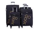 طقم حقائب سفر 4 حقائب نايلون بعجلات دوارة (20 ، 24 ، 28 ، 32) بوصة أسود PARA JOHN - Travel Luggage Suitcase Set of 4 - Trolley Bag (20 ، 24 ، 28 ، 32) inch - SW1hZ2U6NDM4Mjc3