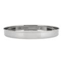 Royalford Khumcha Plate, Stainless Steel,24cm, RF10158 - Dinner Plate for Kids, Toddlers, Children, Feeding Serving Camping Plates, Reusable and Dishwasher Safe, Heavy Duty Kitchenware Round Plate, Thali Plate - SW1hZ2U6NDQ5ODQ1