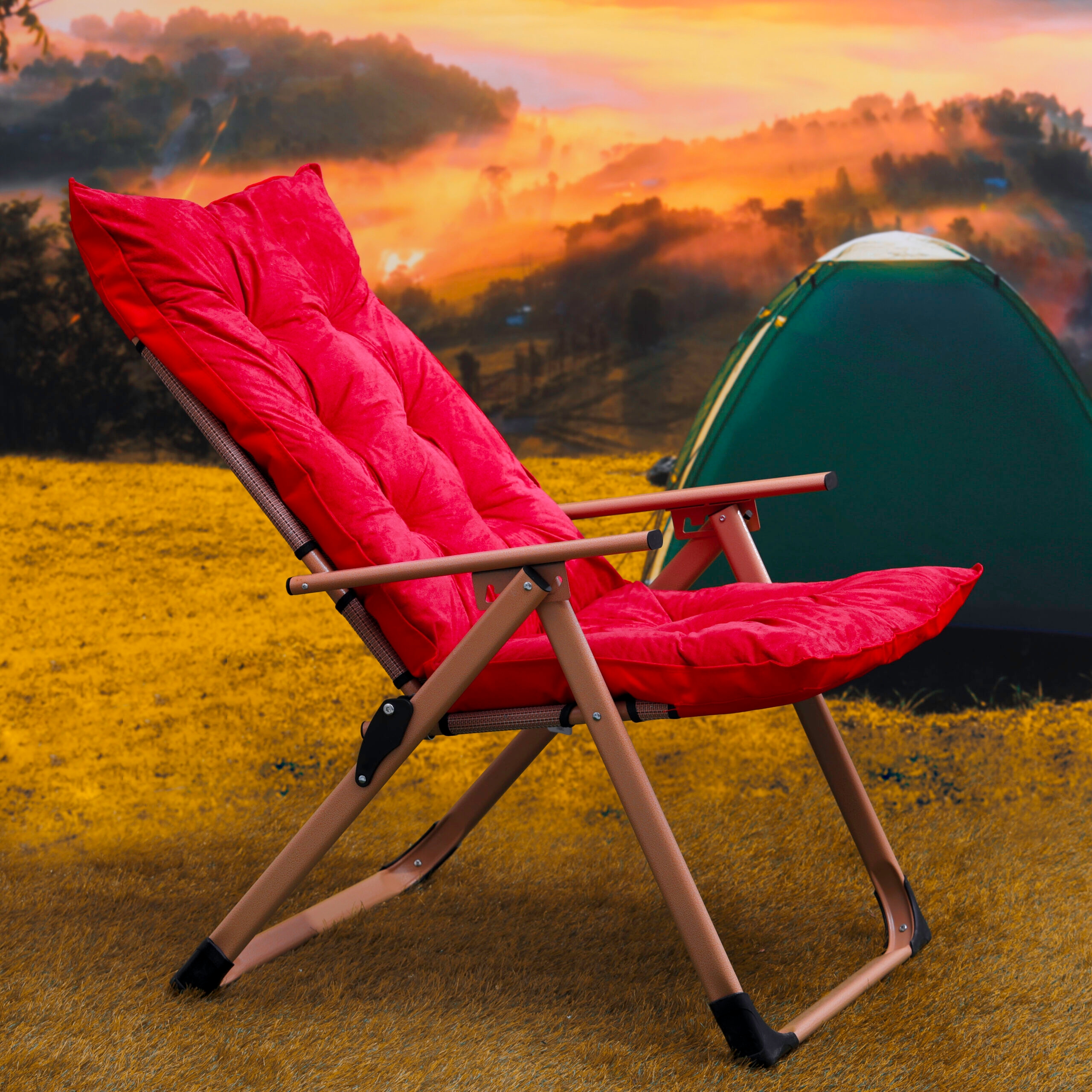كرسي تخييم قابل للطي Royalford Camping Chair - 2}