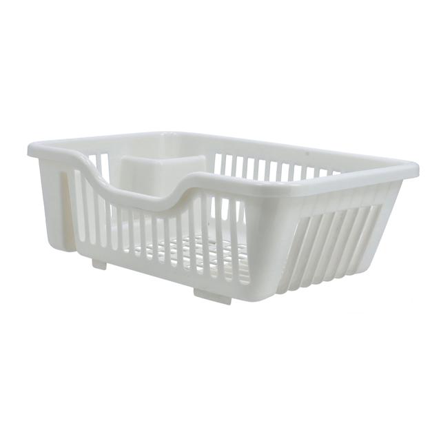 Royalford Dish Drainer With Detachable Tray, RF10470 | Utensil & Plates Holder with Plastic Drain Boards & Organization Shelf | Compact & Durable | Ideal Small/ Medium/ Large Kitchens - SW1hZ2U6NDQ5Njk4