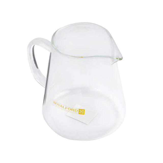 براد شاي زجاج ( 960 ملي ) مع مصفاة ستانلس - شفاف Royalford -  Glass Tea Pot With Stainless Steel Strainer - SW1hZ2U6NDU4NzU0
