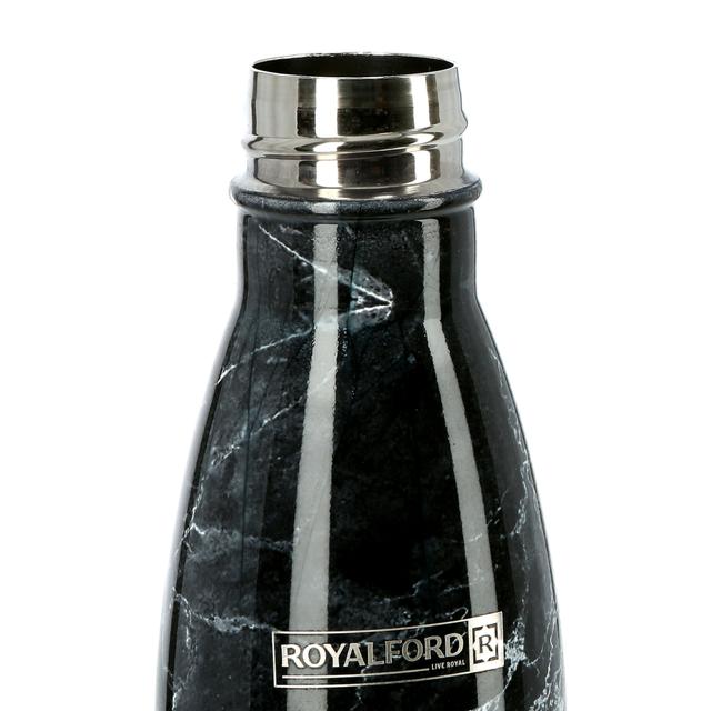 مطارة ماء ( حافظة ماء ) 500 مل - اسود Royalford -  Vacuum Bottle – Double Wall Stainless Steel Flask & Water Bottle - SW1hZ2U6NDUyMTQz