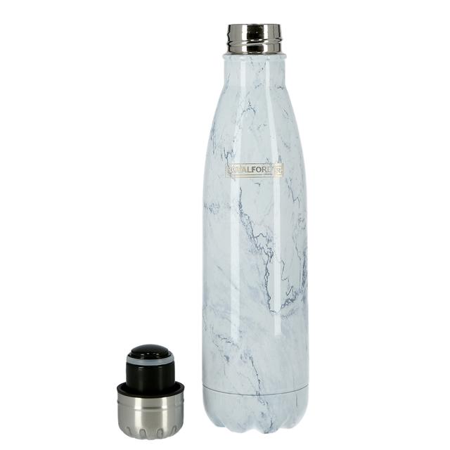 مطارة ماء ( حافظة ماء ) 500 مل - ابيض Royalford -  Vacuum Bottle – Double Wall Stainless Steel Flask & Water Bottle - SW1hZ2U6NDY2Mzcx
