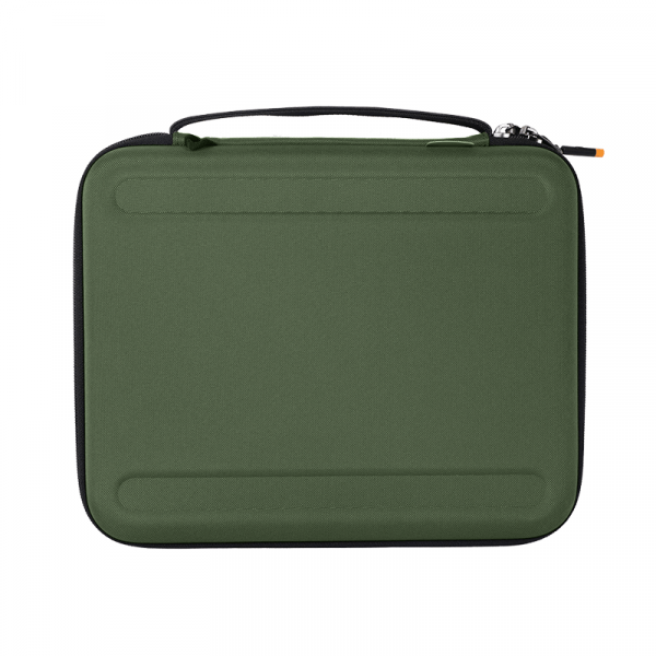 حقيبة آيباد 12.9 بوصة و ماك بوك 13.3 بوصة قماش لون أخضر WIWU - PARALLEL HARDSHELL BAG FOR IPAD 12.9" AND MACBOOK 13.3" - GREEN - 1}