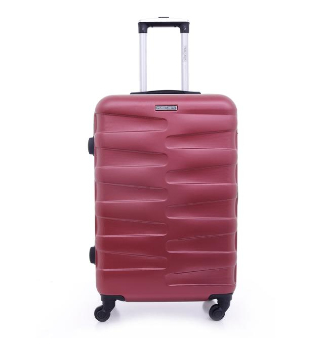 طقم حقائب سفر 3 حقائب مادة ABS بعجلات دوارة (20 ، 24 ، 28) بوصة أحمر برغندي PARA JOHN – Travel Luggage Suitcase, Set of 3 – Trolley Bag, Carry On Hand Cabin Luggage Bag - SW1hZ2U6NDM3Nzcz