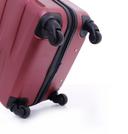 طقم حقائب سفر 3 حقائب مادة ABS بعجلات دوارة (20 ، 24 ، 28) بوصة أحمر برغندي PARA JOHN – Travel Luggage Suitcase, Set of 3 – Trolley Bag, Carry On Hand Cabin Luggage Bag - SW1hZ2U6NDM3Nzg3