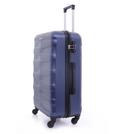 طقم حقائب سفر 3 حقائب مادة ABS بعجلات دوارة (20 ، 24 ، 28) بوصة أزرق داكن PARA JOHN - Travel Luggage Suitcase Set Of 3 - Trolley Bag, Carry On Hand Cabin Luggage Bag - Lightweight - SW1hZ2U6NDM3OTI2