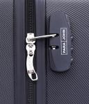 طقم حقائب سفر 3 حقائب مادة ABS بعجلات دوارة (20 ، 24 ، 28) بوصة أسود PARA JOHN - Travel Luggage Suitcase Set of 3 -  Trolley Bag, Carry On Hand Cabin Luggage Bag - Lightweight (20 ، 24 ، 28) inch - SW1hZ2U6NDM4MDk4