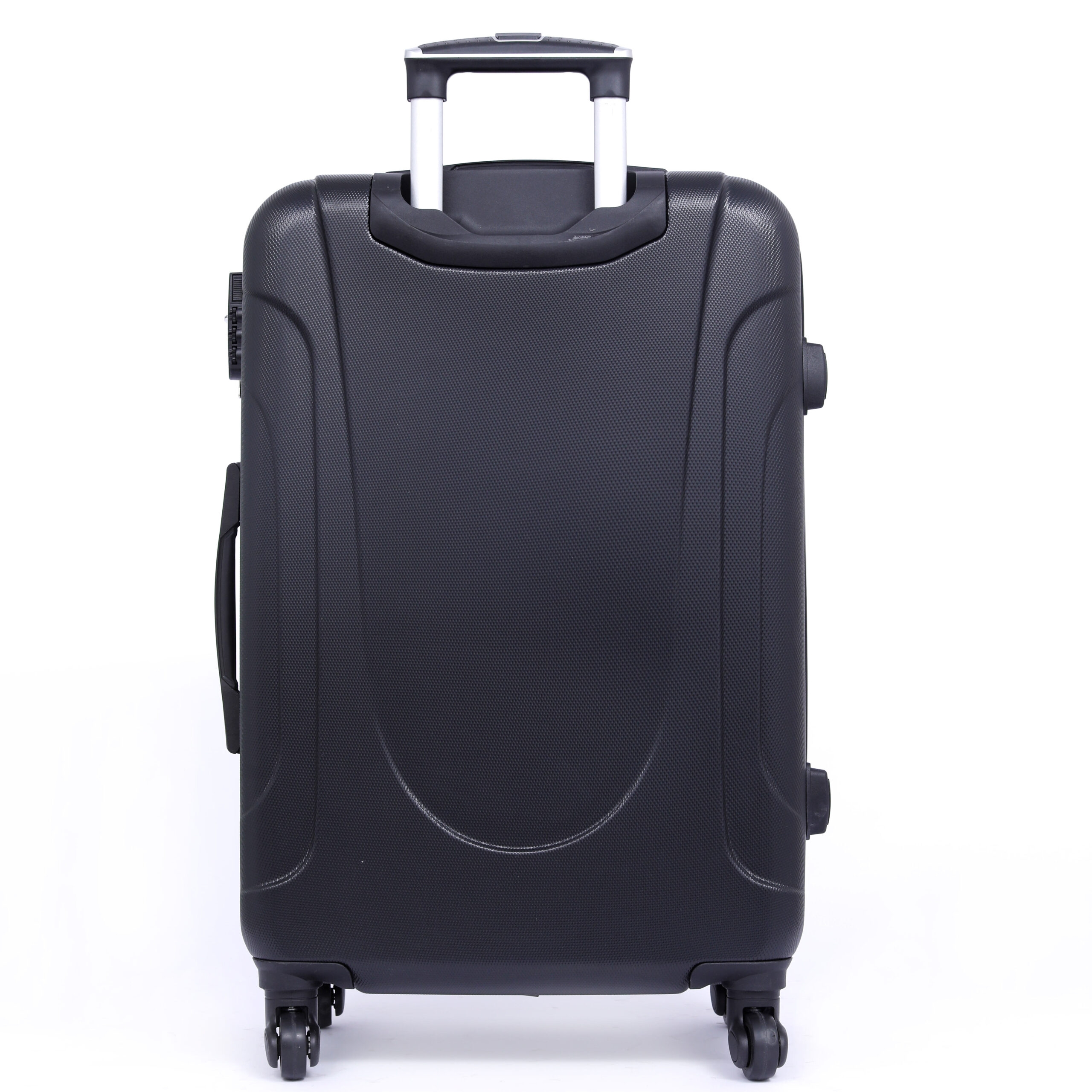 طقم حقائب سفر 3 حقائب مادة ABS بعجلات دوارة (20 ، 24 ، 28) بوصة أسود PARA JOHN - Travel Luggage Suitcase Set of 3 -  Trolley Bag, Carry On Hand Cabin Luggage Bag - Lightweight (20 ، 24 ، 28) inch