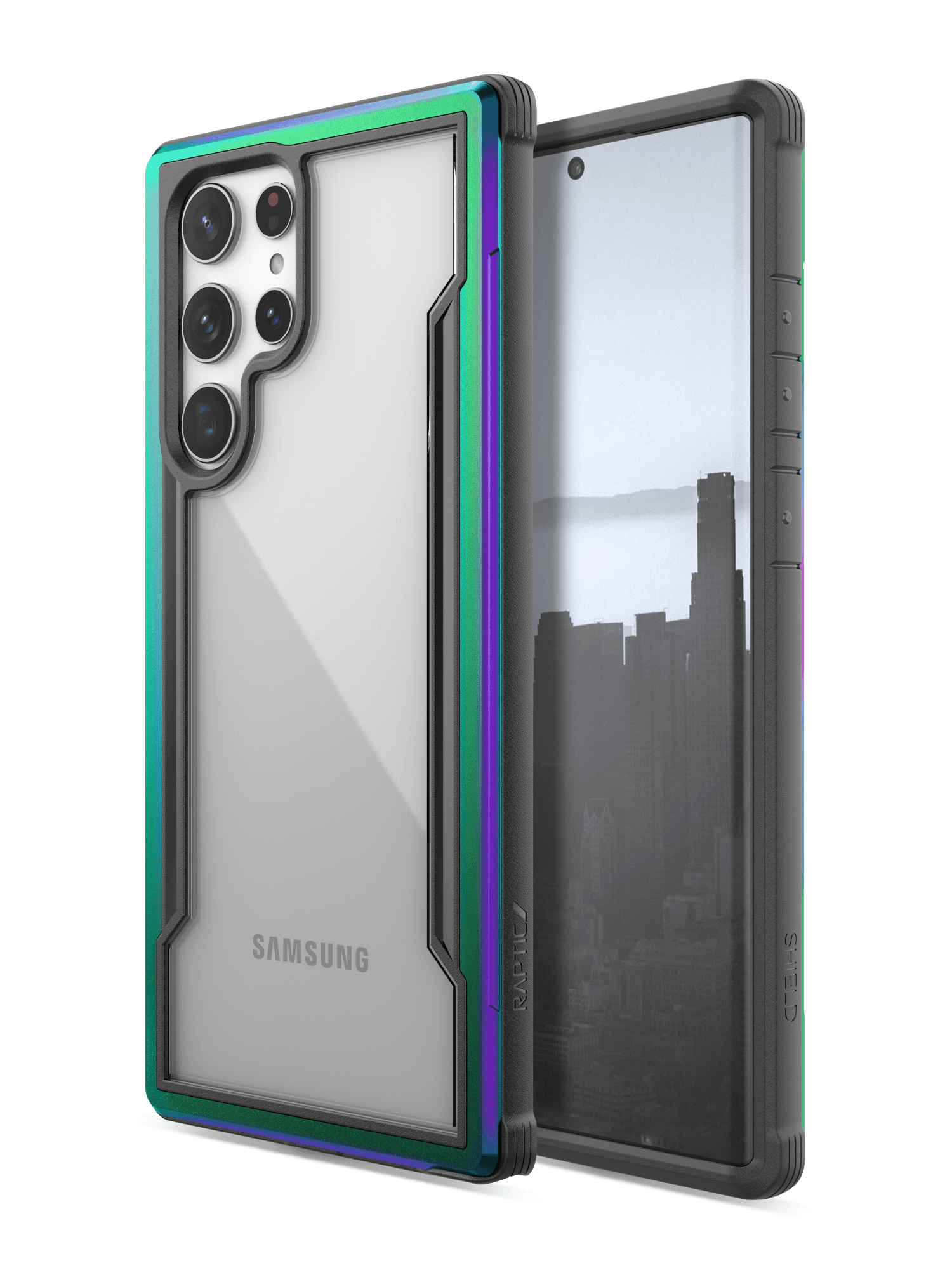 كفر سيلكون لهاتف Samsung Galaxy S22 Ultra ملون Raptic Shield Case - X-Doria