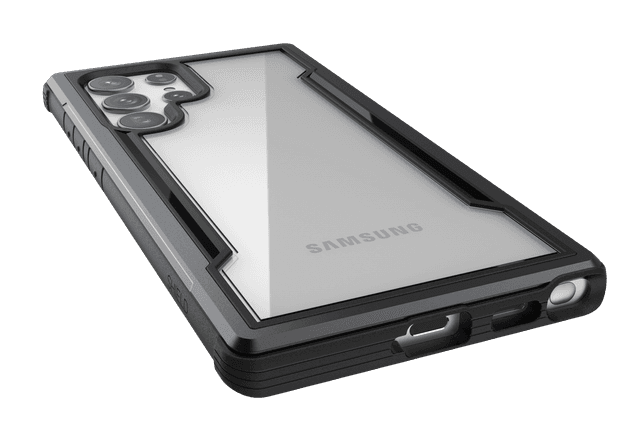 كفر سيلكون لهاتف Samsung Galaxy S22 Ultra أسود Raptic Shield Case - X-Doria - SW1hZ2U6NTIzNTU4