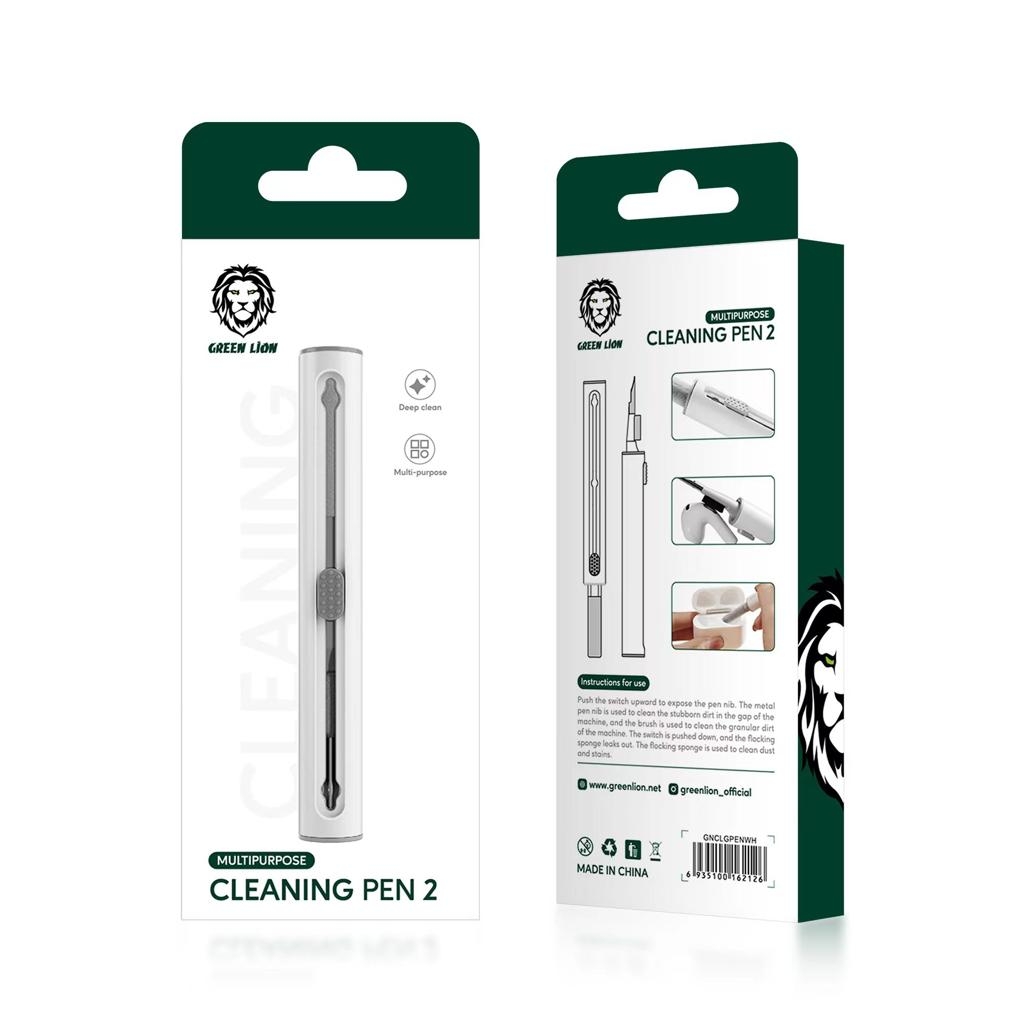 قلم تنظيف لأجهزة AirPods أبيض Green Multipurpose Cleaning Pen