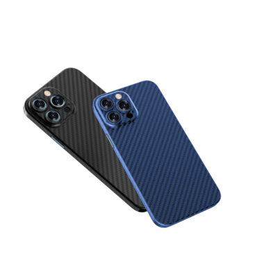كفر ايفون 6.7" ( يدعم Magsafe ) - أسود Green - Fibra de Carbon Case for iPhone 13 Pro Max