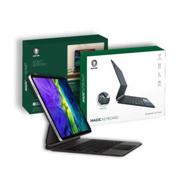 كيبورد  لجهاز آيباد آبل 10.9" & 11" عربي / إنجليزي أسود Green Magic Keyboard for iPad 10.9" & 11"