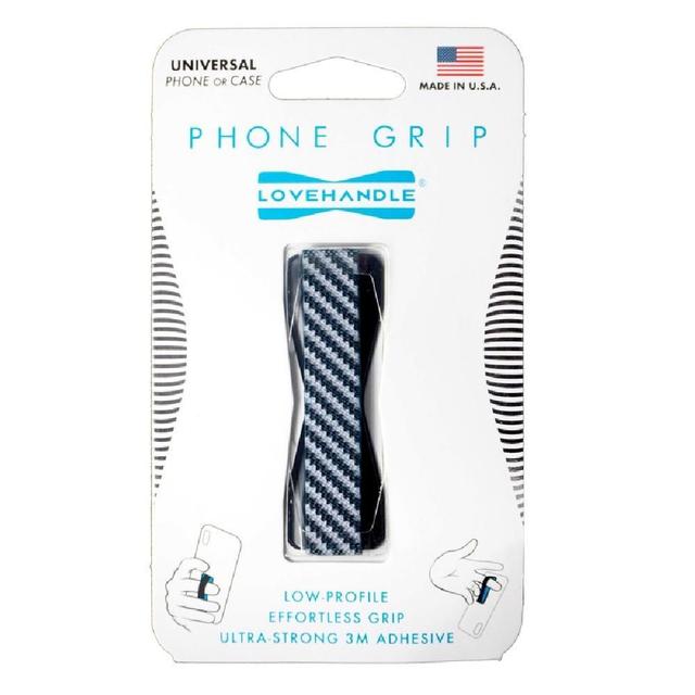 LoveHandle Phone Grip - Carbon Fiber - SW1hZ2U6NTI1MDg3
