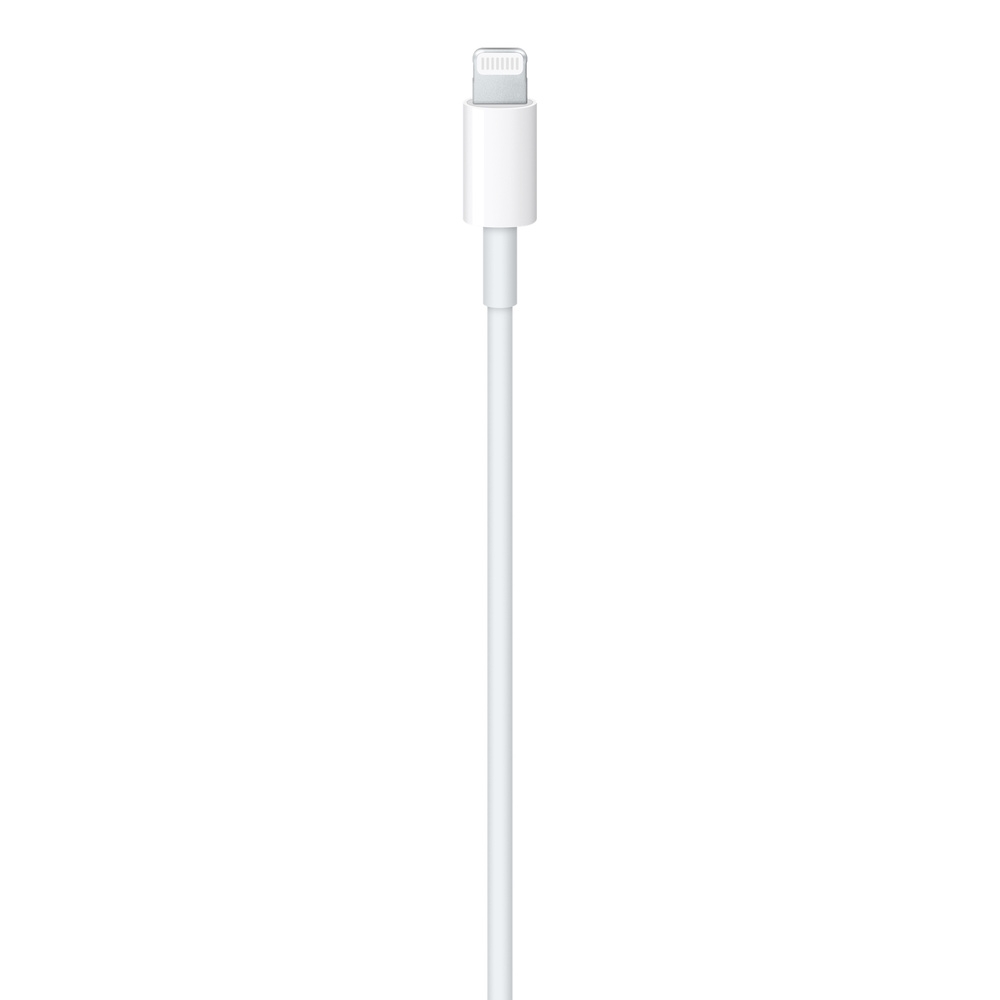 سلك شاحن تايب سي إلى لايتننج 1 متر أبيض آبل Apple 1M USB-C to Lightning Cable - 3}