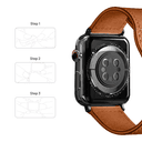 سوار ساعة ابل بني by Porodo Leather Loop Watch Band for Apple Watch 44mm / 45mm من iGuard - SW1hZ2U6NTIzODg4