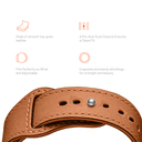 سوار ساعة ابل بني by Porodo Leather Loop Watch Band for Apple Watch 44mm / 45mm من iGuard - SW1hZ2U6NTIzODkw