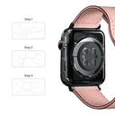iGuard by Porodo Leather Loop Watch Band for Apple Watch 44mm / 45mm - Pink - SW1hZ2U6NTIzODk5
