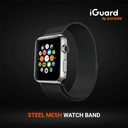 سوار ساعة ابل اسود by Porodo Steel Mesh Watch Band for Apple Watch 44mm / 45mm من iGuard - SW1hZ2U6NTI0ODk3