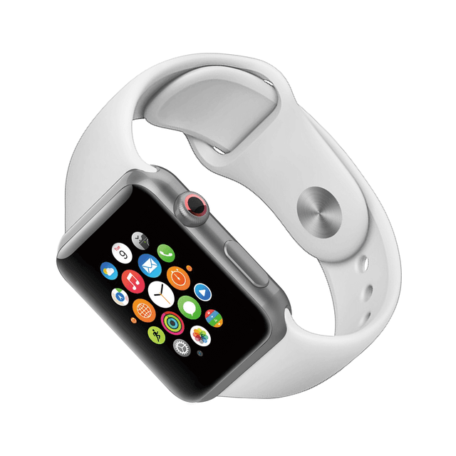 سوار ساعة ابل ابيض by Porodo Silicone Loop Watch Band for Apple Watch 44mm / 45mm من iGuard - SW1hZ2U6NTI1OTc5