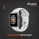 سوار ساعة ابل ابيض by Porodo Silicone Loop Watch Band for Apple Watch 44mm / 45mm من iGuard - SW1hZ2U6NTI1OTgx