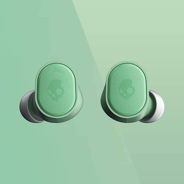 Skullcandy Sesh Evo True Wireless In-Ear Earphones - Pure Mint - SW1hZ2U6NTIyNzIz
