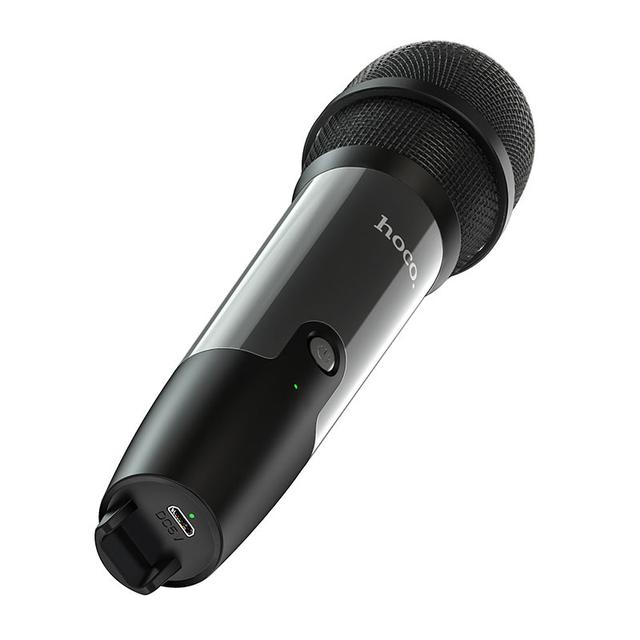 مكبر صوت محمول مع 2 ميكروفون Hoco BS41 Karaoke Wireless Speaker Dual Microphone - SW1hZ2U6NTMyMjI0